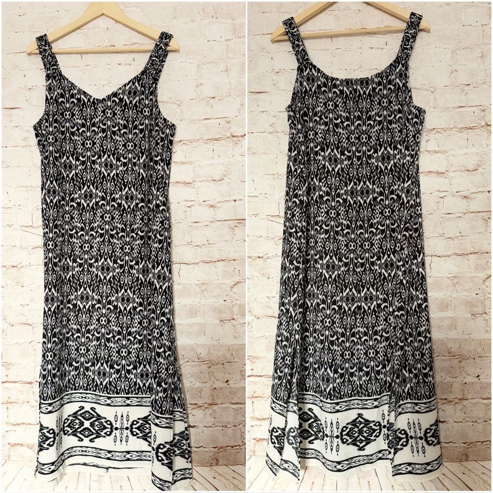 Vince Camuto tribal sleeveless dress